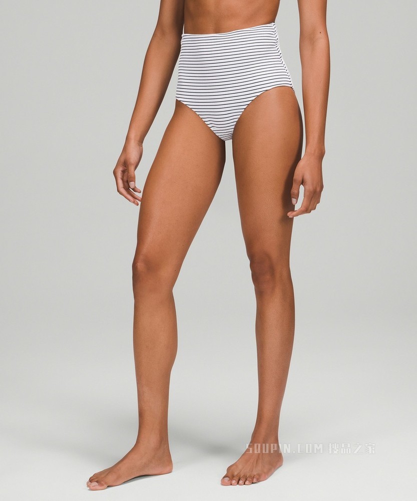 Smocked HW Med Swim 女士游泳下装