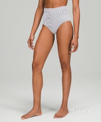Smocked HW Med Swim 女士游泳下装
