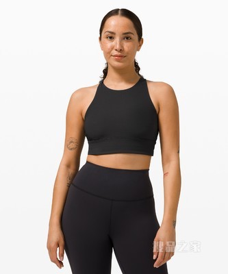 Energy 女士长款运动内衣 *高领口罗纹款