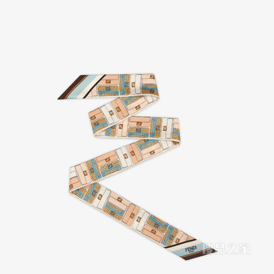 Wrappy 浅蓝色桑蚕丝绑带