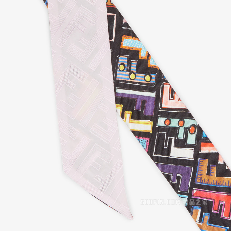 绑带 拼色桑蚕丝绑带