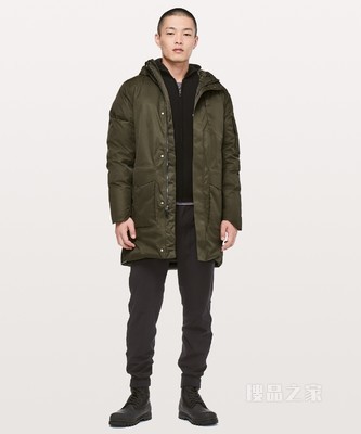 Cold City 男士连帽大衣 *羽绒款