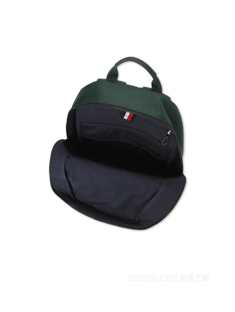 Tommy 22新款春季男装时尚简约双拉链立体LOGO双肩背包礼品08095