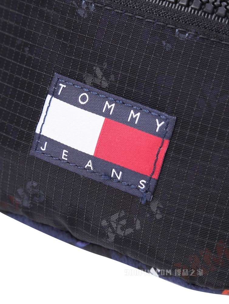 限时满减 立即抢购 Tommy 22新款春季男装户外休闲暗纹LOGO印花腰包斜挎包礼品08364