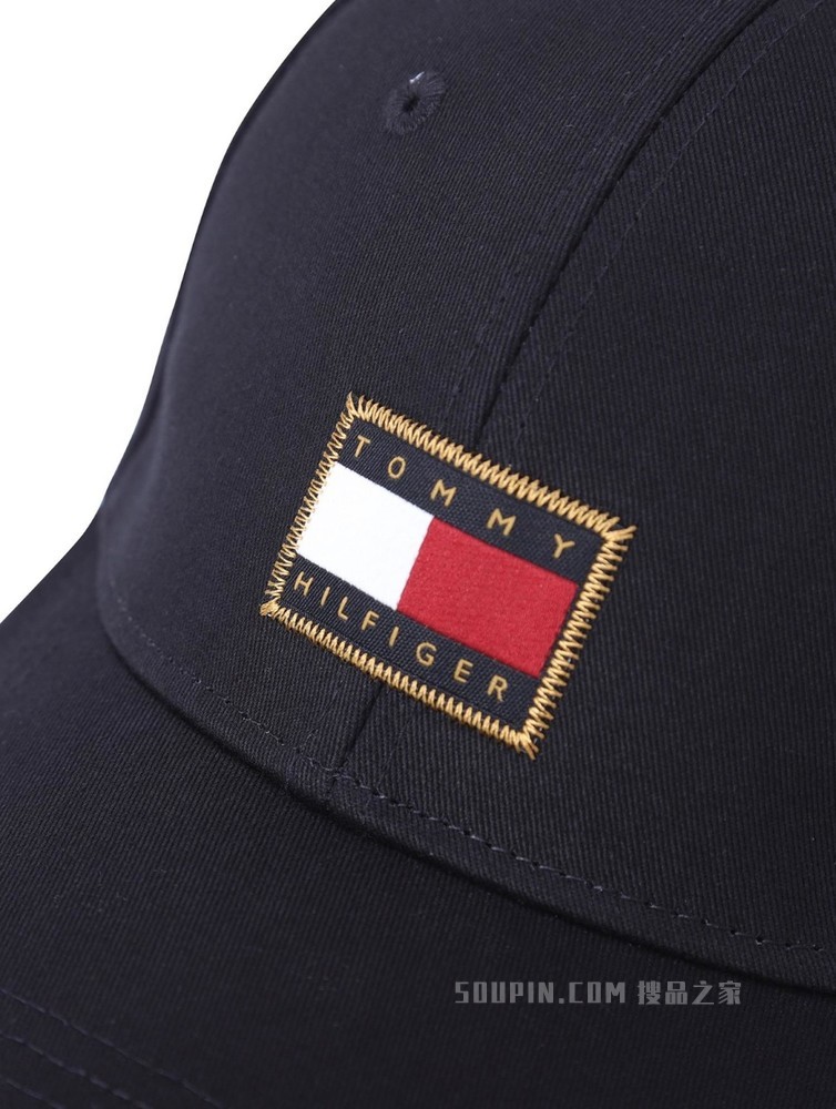 Tommy【新春系列】22新款虎年男装纯棉虎头刺绣棒球帽AM0AM08393