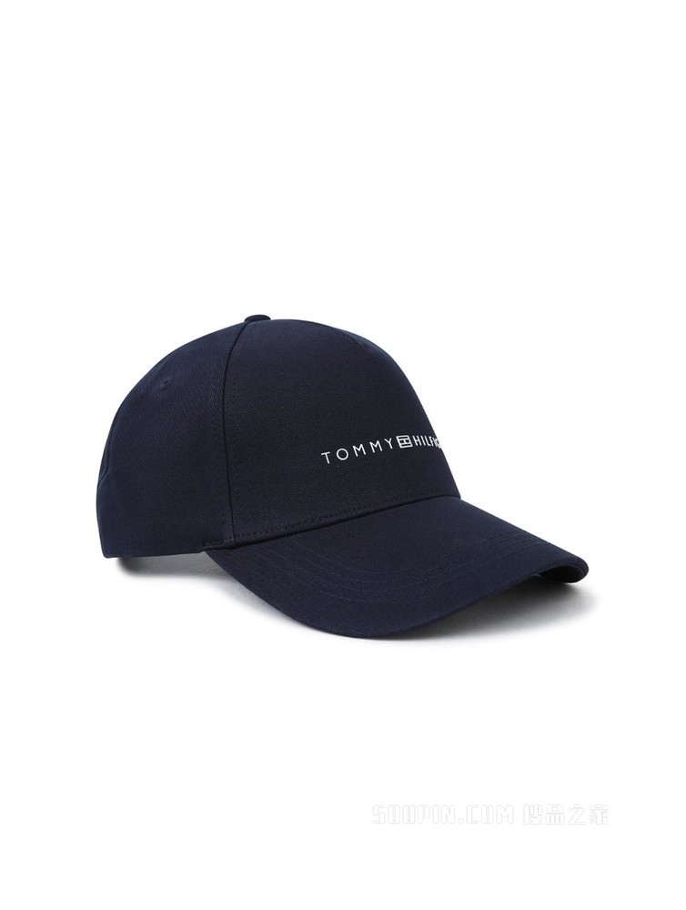 Tommy 男装经典休闲立体塑胶LOGO可调节遮阳棒球帽礼品AM0AM07347