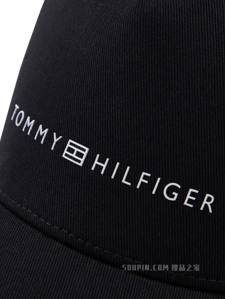 Tommy 男装经典休闲立体塑胶LOGO可调节遮阳棒球帽礼品AM0AM07347