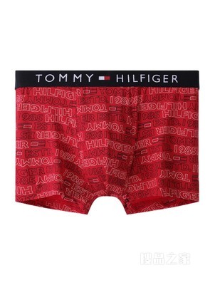 Tommy 内衣 男士棉质条纹LOGO腰边贴身平角内裤礼品UM0UM01831