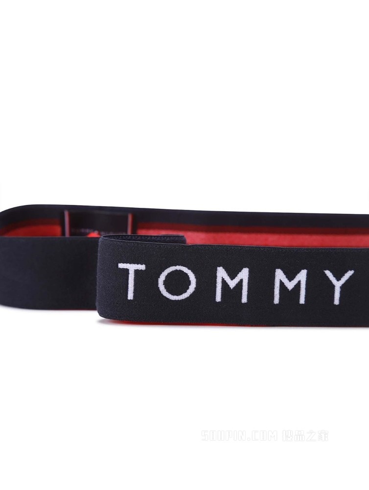 Tommy 内衣 男士棉质条纹LOGO腰边贴身平角内裤礼品UM0UM01831