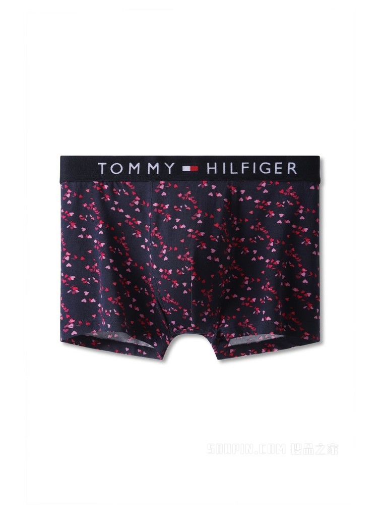 Tommy 内衣 男士棉质条纹LOGO腰边贴身平角内裤礼品UM0UM01831