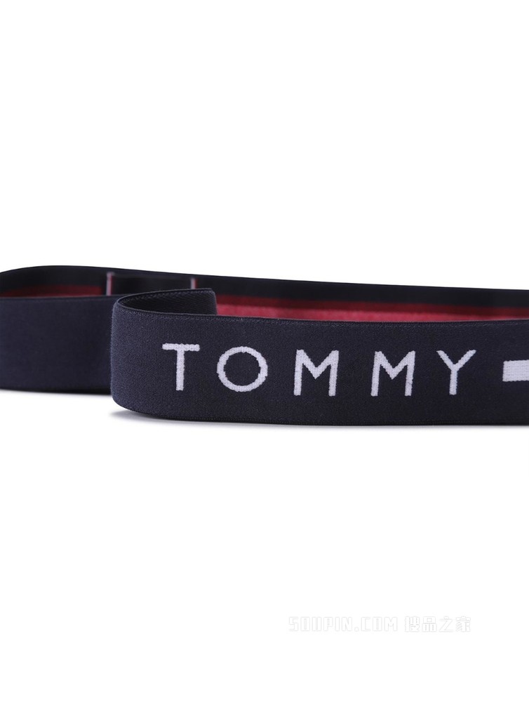 Tommy 内衣 男士棉质条纹LOGO腰边贴身平角内裤礼品UM0UM01831