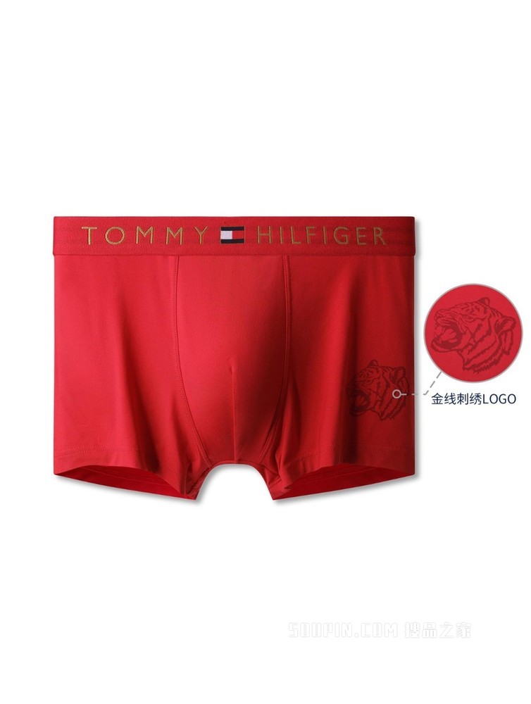 Tommy【新春系列】22新款虎年春季男装本命年虎头平角内裤02556
