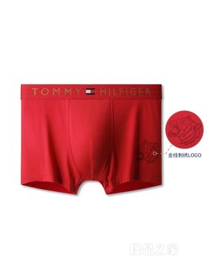 Tommy【新春系列】22新款虎年春季男装本命年虎头平角内裤02556