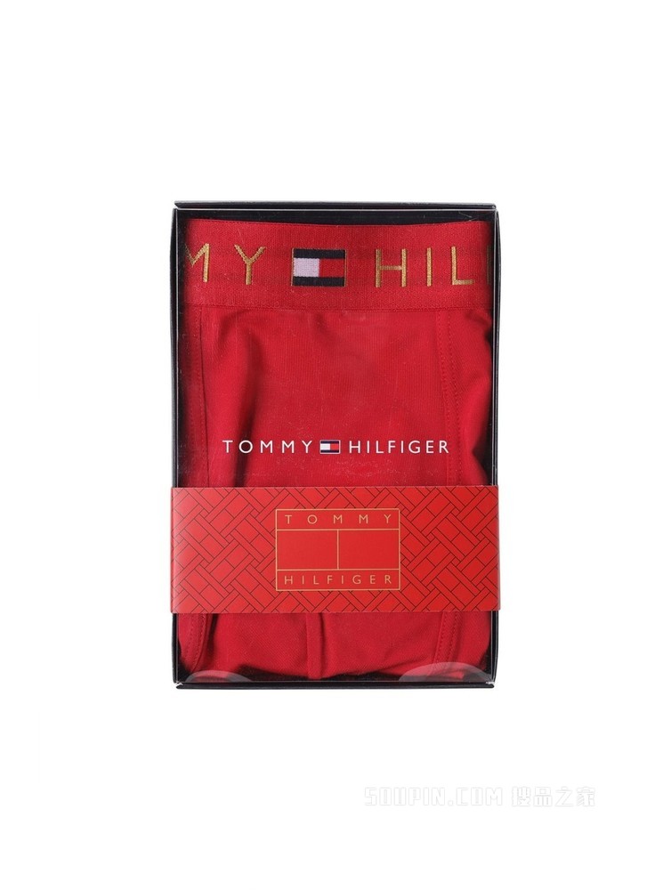 Tommy【新春系列】22新款虎年男士透气弹力贴身平角红内裤02555