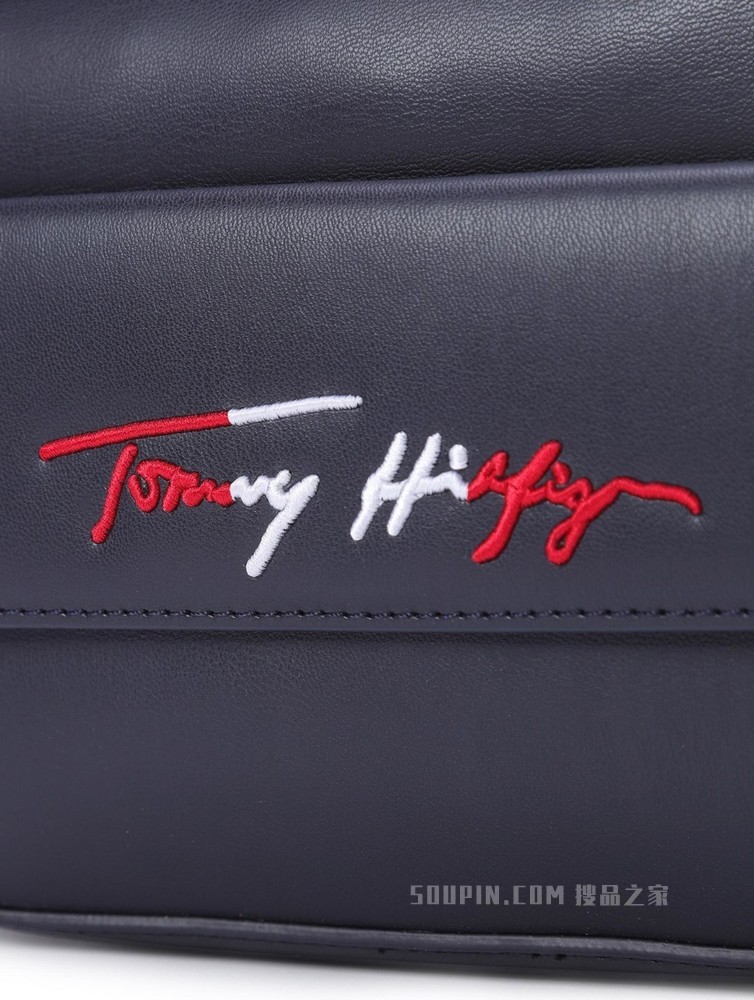 Tommy 22新款春季女装时尚潮流刺绣LOGO单肩斜挎包礼品AW0AW11073