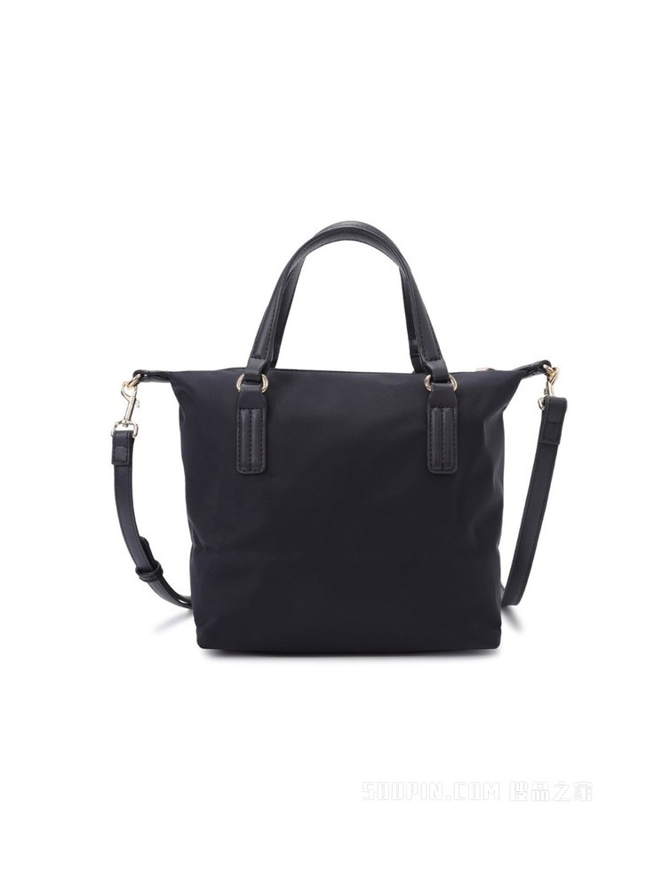 Tommy 22新款春夏女装时尚金属LOGO可卸肩带手提托特包AW0AW11344