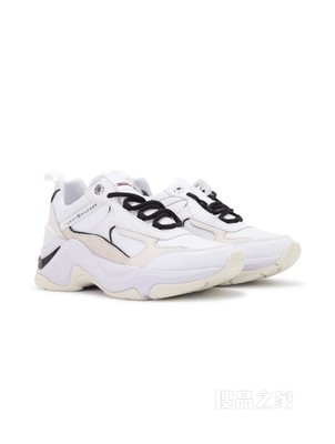 Tommy 22新款春季女装休闲拼接厚底增高系带老爹鞋运动鞋06068