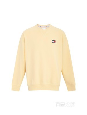 Tommy【特殊系列】22新款春夏男装时尚旗标刺绣圆领套头卫衣14918