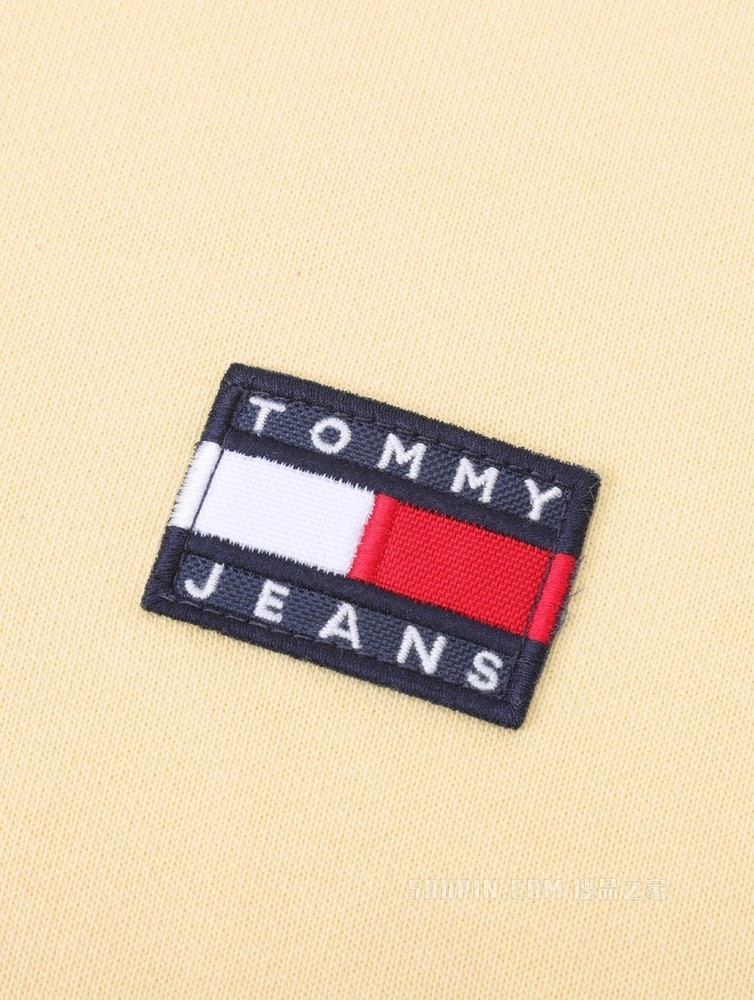 Tommy【特殊系列】22新款春夏男装时尚旗标刺绣圆领套头卫衣14918