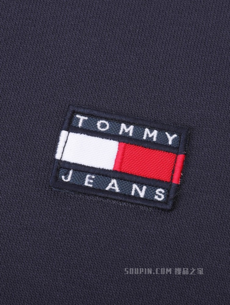 Tommy【特殊系列】22新款春夏男装时尚旗标刺绣圆领套头卫衣14918