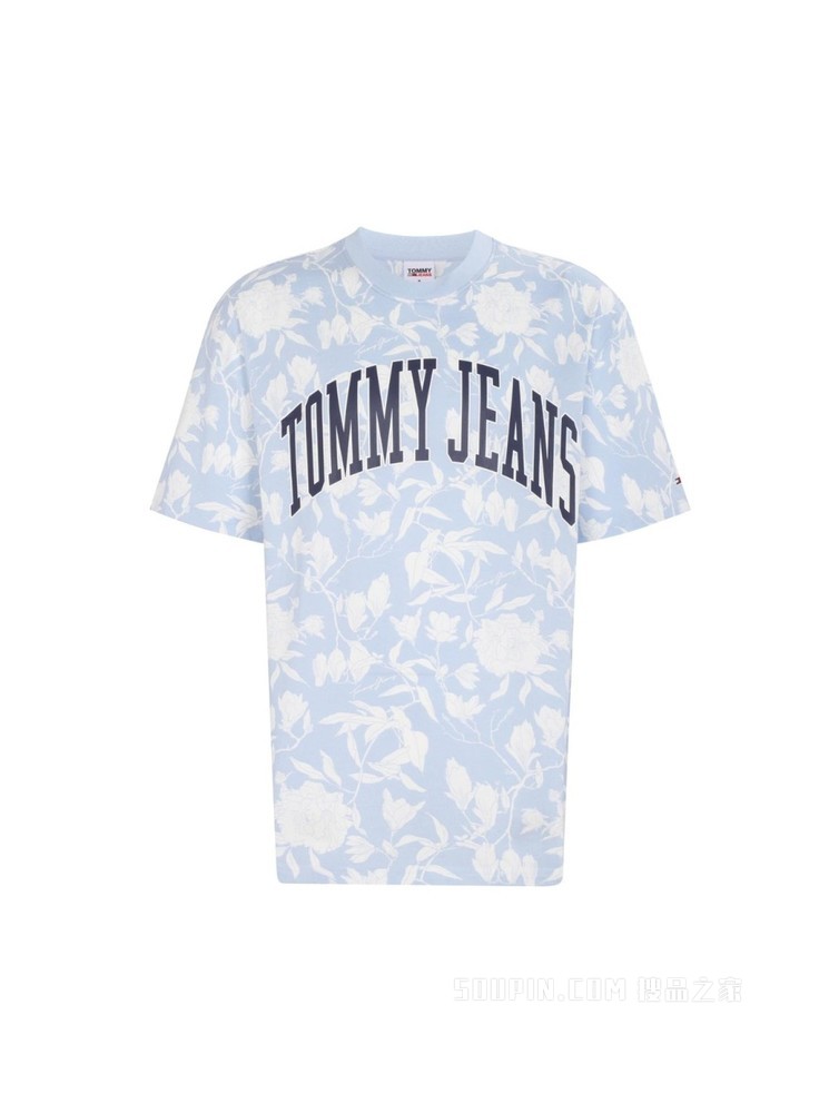Tommy【特殊系列】22新款春夏男装休闲度假纯棉印花短袖T恤14919