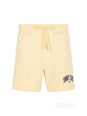 Tommy【特殊系列】22新款春夏男装休闲刺绣LOGO直筒抽绳短裤14916