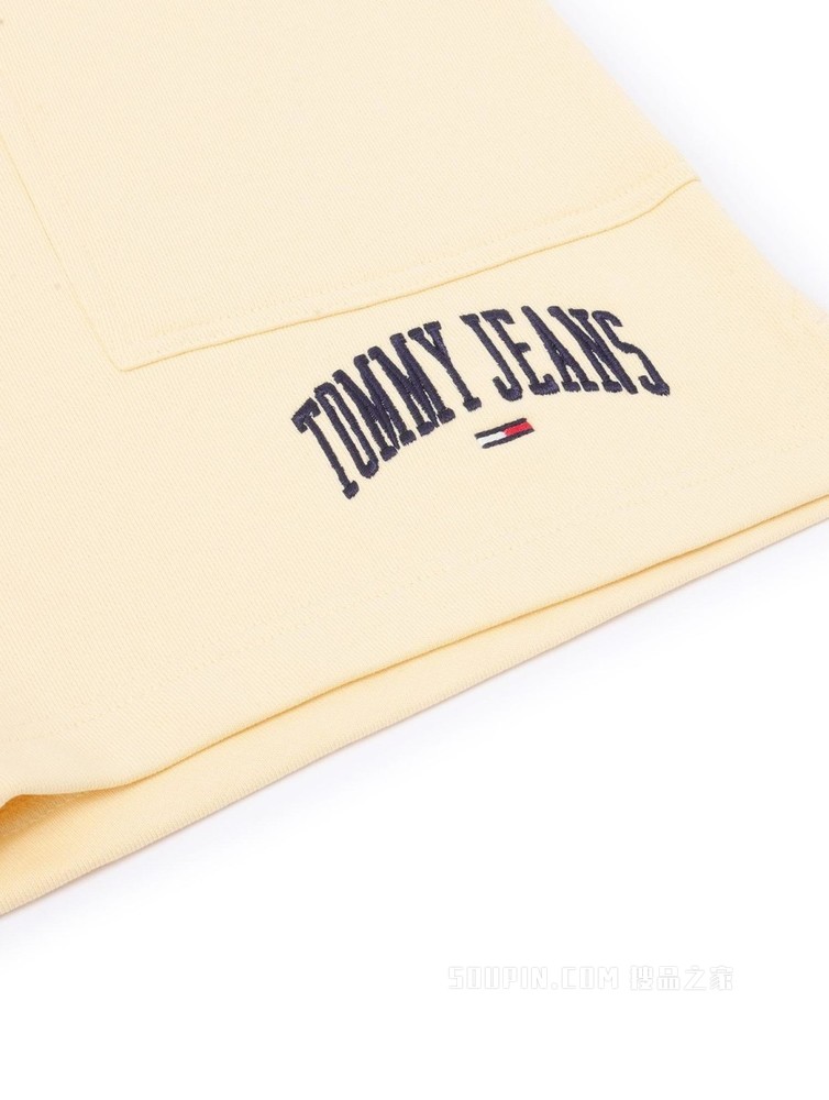 Tommy【特殊系列】22新款春夏男装休闲刺绣LOGO直筒抽绳短裤14916