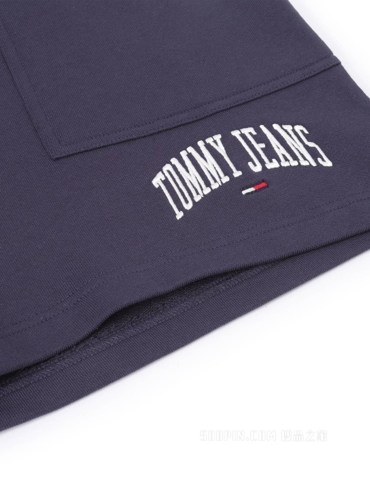 Tommy【特殊系列】22新款春夏男装休闲刺绣LOGO直筒抽绳短裤14916