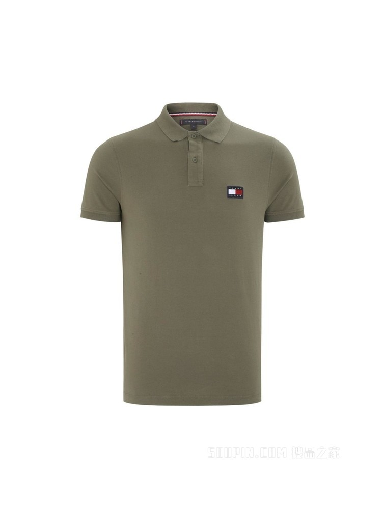 Tommy【金秀贤同款】22新款春夏男装纯棉刺绣修身短袖POLO衫24599
