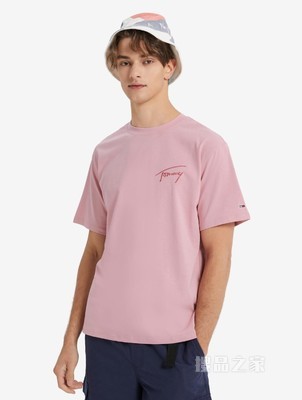 Tommy 22新款春夏男女同款经典时尚纯棉字母刺绣短袖T恤13398