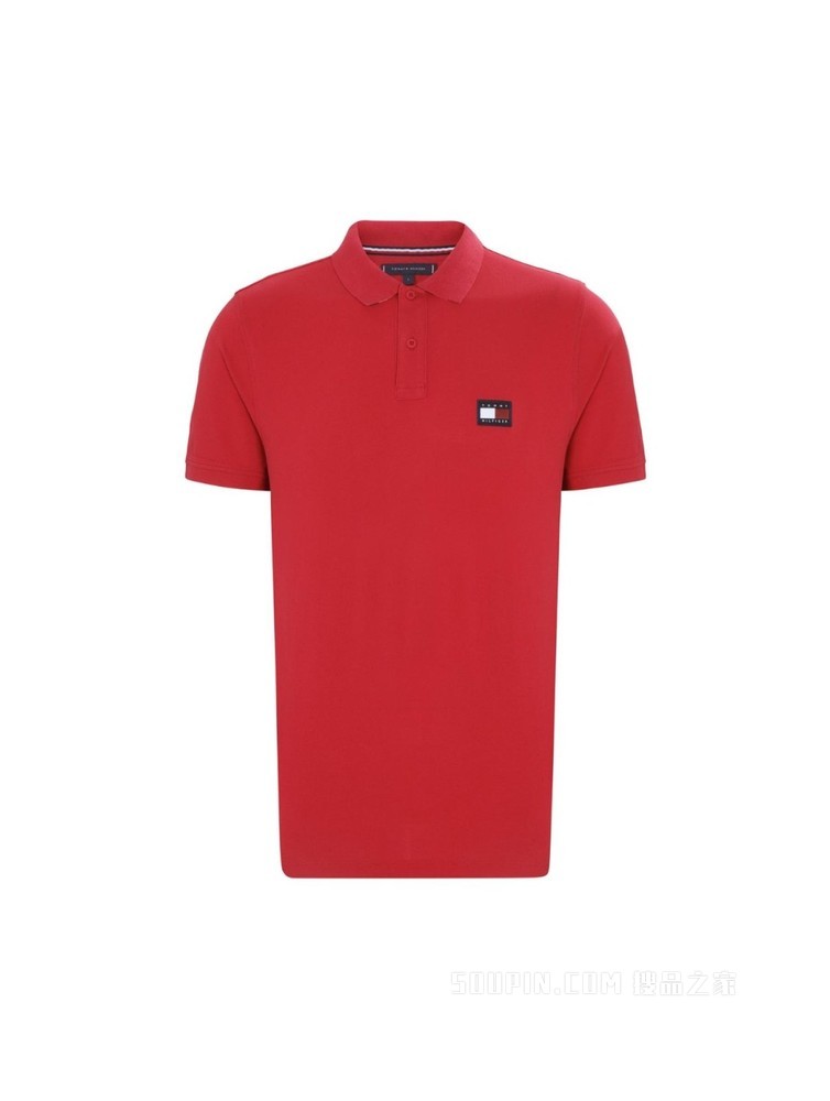 Tommy【金秀贤同款】22新款春夏男装纯棉刺绣修身短袖POLO衫24599