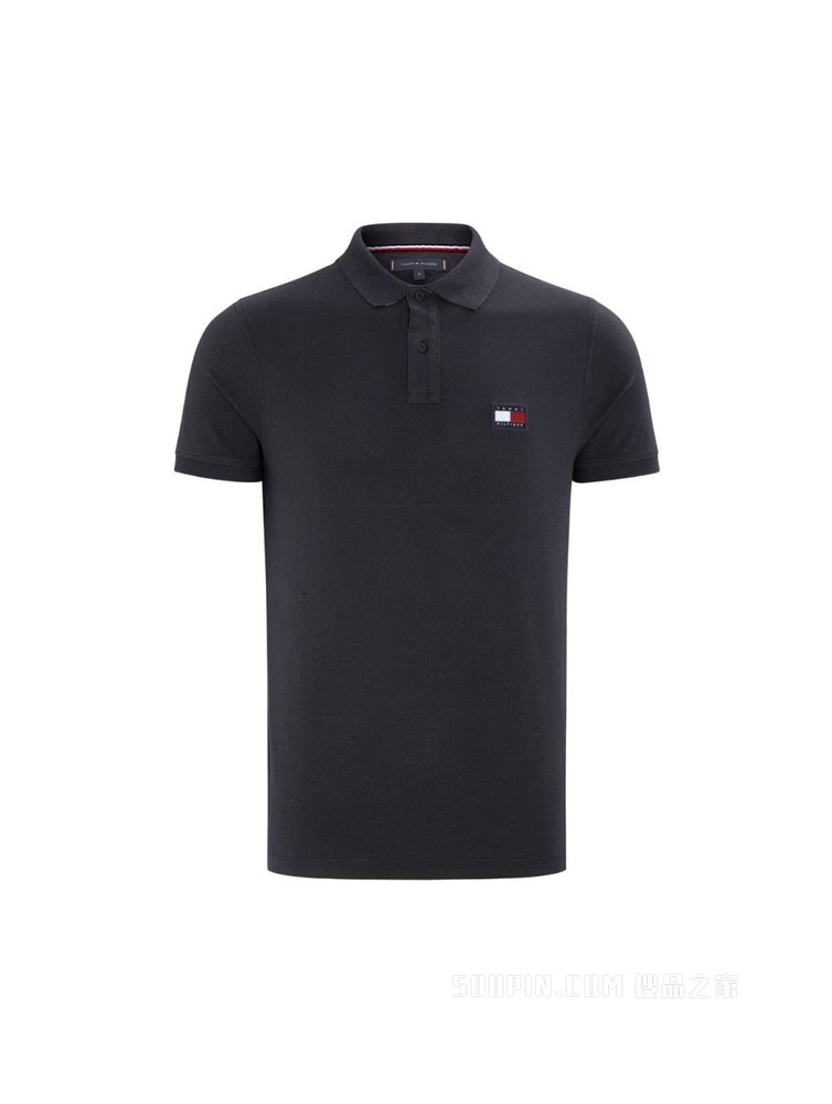 Tommy【金秀贤同款】22新款春夏男装纯棉刺绣修身短袖POLO衫24599