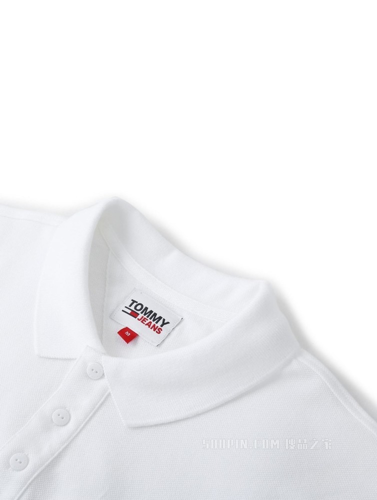 Tommy 男装经典青春流行珠地棉旗帜标识短袖POLO衫DM0DM10327