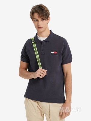 Tommy 22新款春夏男装休闲透气珠地棉刺绣LOGO短袖POLO衫09444