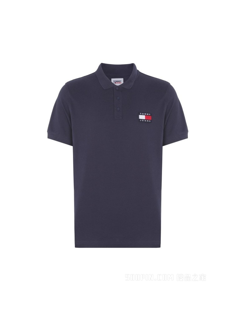 Tommy 22新款春夏男装休闲透气珠地棉刺绣LOGO短袖POLO衫09444