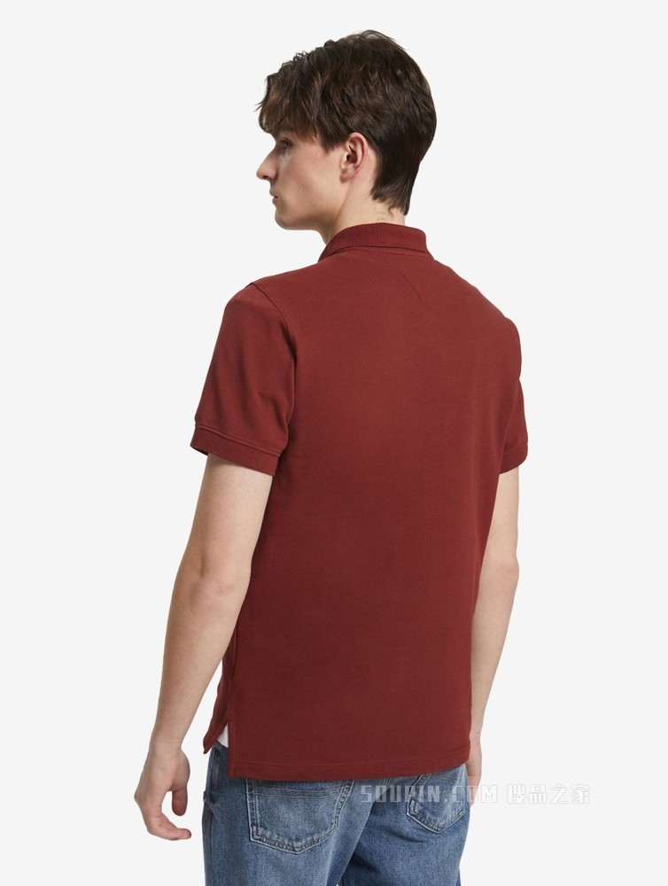 Tommy 22新款春夏男装休闲透气珠地棉刺绣LOGO短袖POLO衫09444