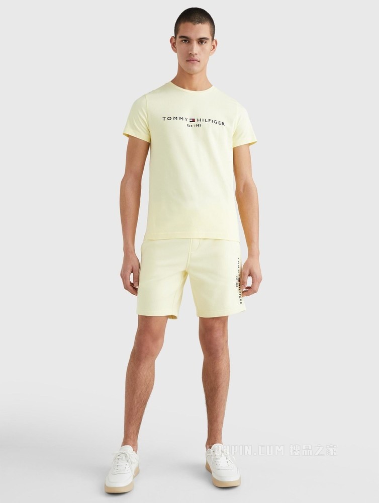 Tommy 22新款春夏男装经典时尚纯棉刺绣字母短袖T恤MW0MW11797