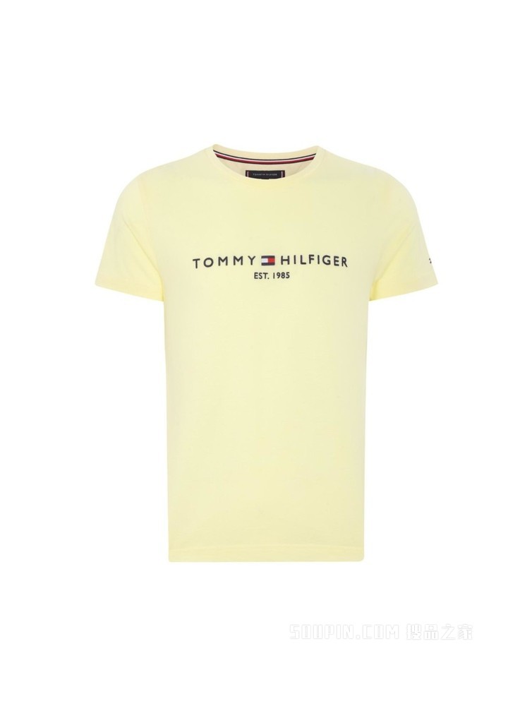 Tommy 22新款春夏男装经典时尚纯棉刺绣字母短袖T恤MW0MW11797
