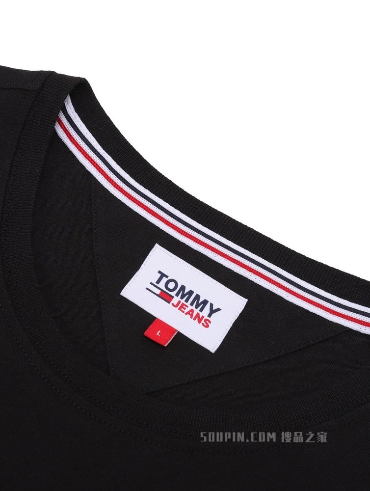 Tommy 22新款春夏男装时尚两件装纯棉小绣标圆领修身短袖T恤12466