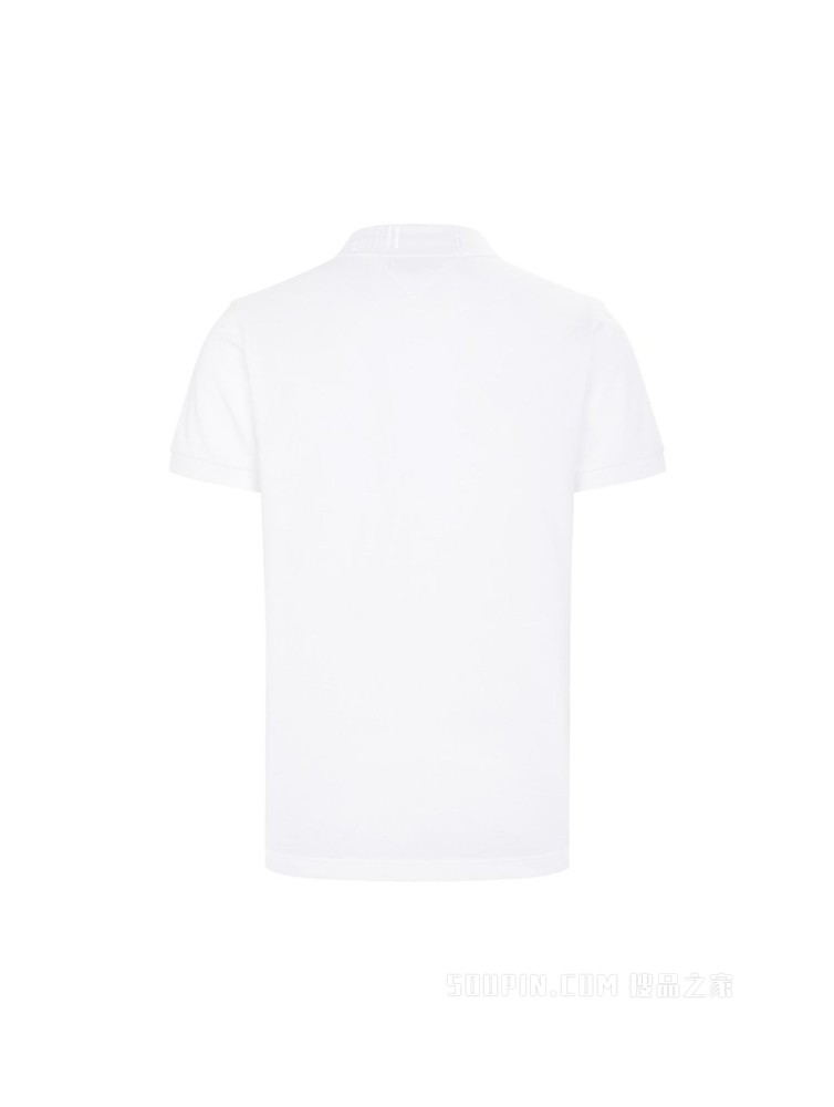 Tommy 22新款春夏男装简约休闲珠地棉刺绣翻领短袖POLO衫23769