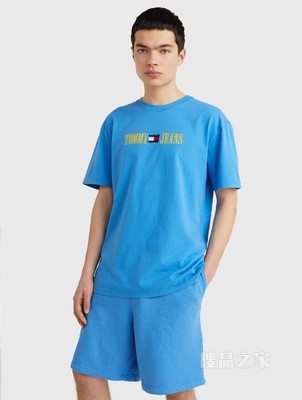Tommy【特殊系列】22新款春夏男女同款时尚纯棉刺绣短袖T恤14940