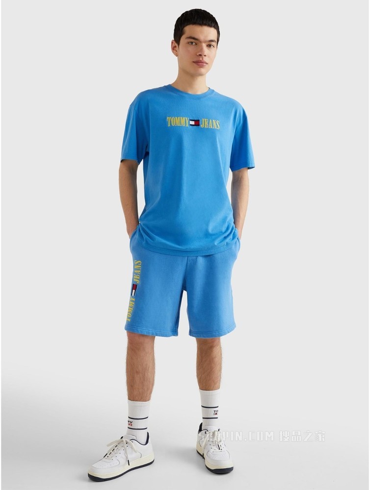 Tommy【特殊系列】22新款春夏男女同款时尚纯棉刺绣短袖T恤14940