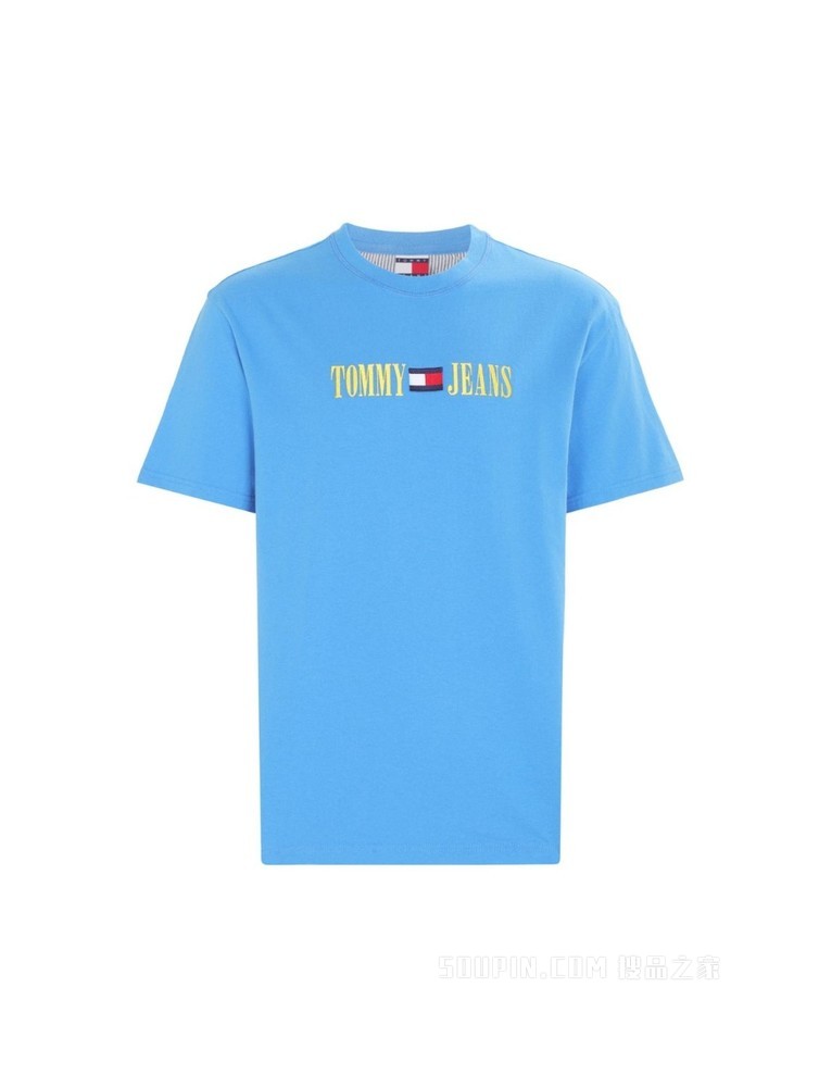 Tommy【特殊系列】22新款春夏男女同款时尚纯棉刺绣短袖T恤14940