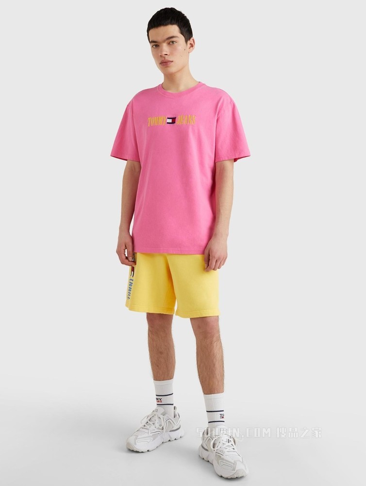 Tommy【特殊系列】22新款春夏男女同款时尚纯棉刺绣短袖T恤14940