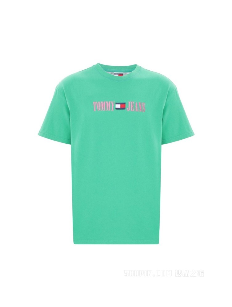Tommy【特殊系列】22新款春夏男女同款时尚纯棉刺绣短袖T恤14940