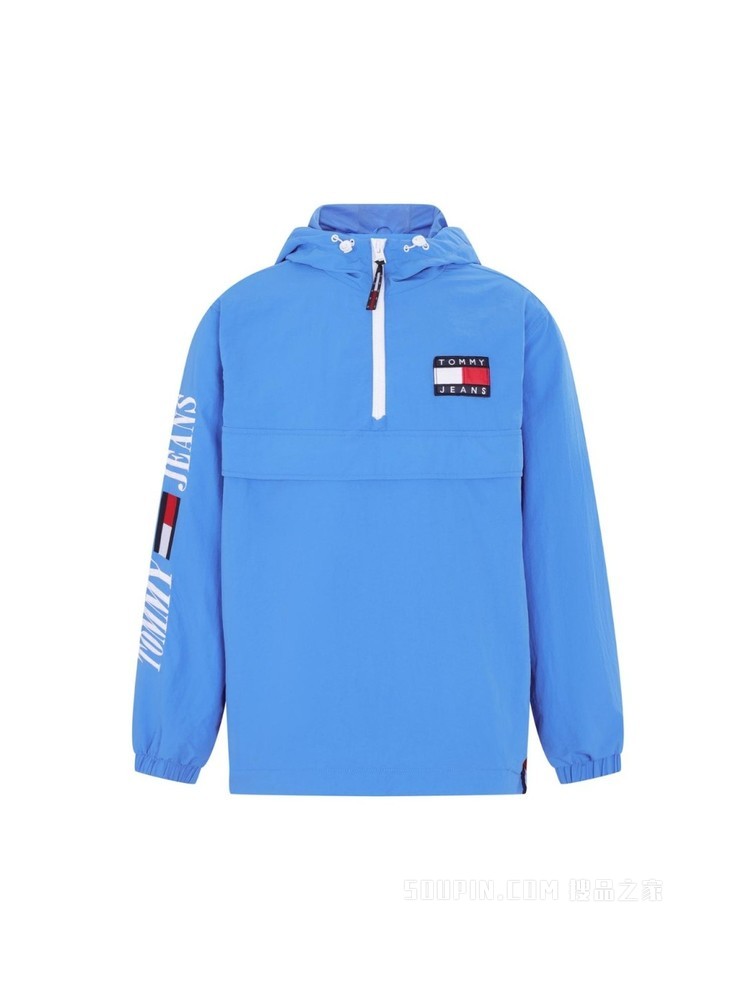 Tommy【特殊系列】22新款春夏男女同款刺绣拉链宽松连帽外套14947