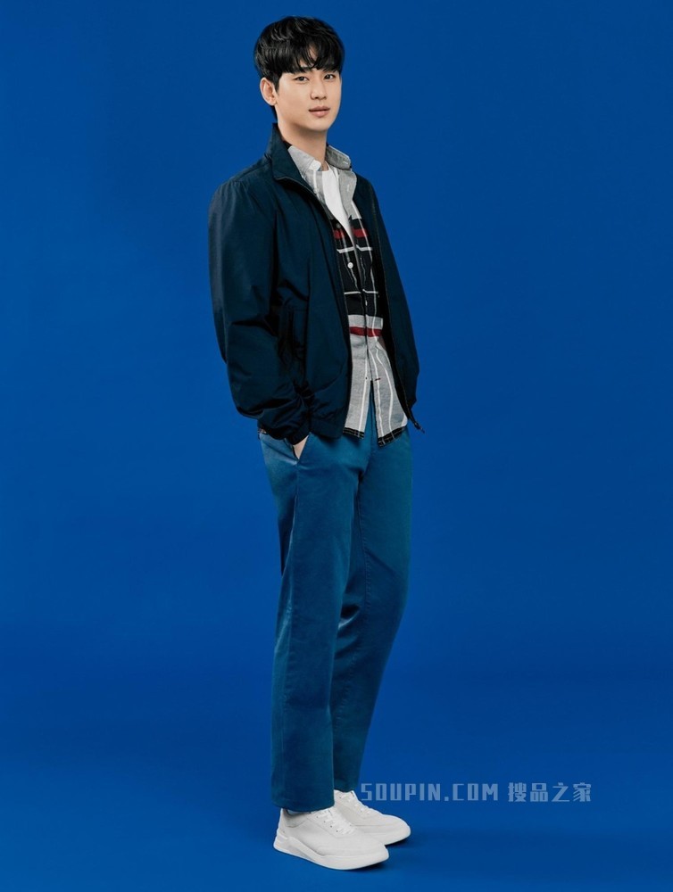 Tommy【金秀贤同款】男装加扣一字袋直筒窄管休闲裤MW0MW22333