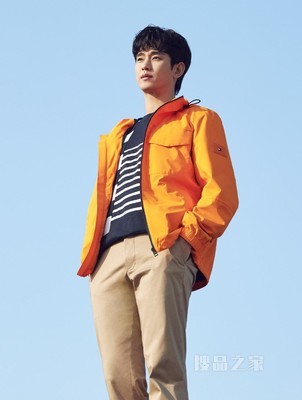 Tommy【金秀贤同款】男装加扣一字袋直筒窄管休闲裤MW0MW22333