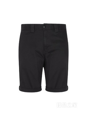 Tommy 22新款春夏男装时尚绣标卷边裤口修身休闲短裤DM0DM13221
