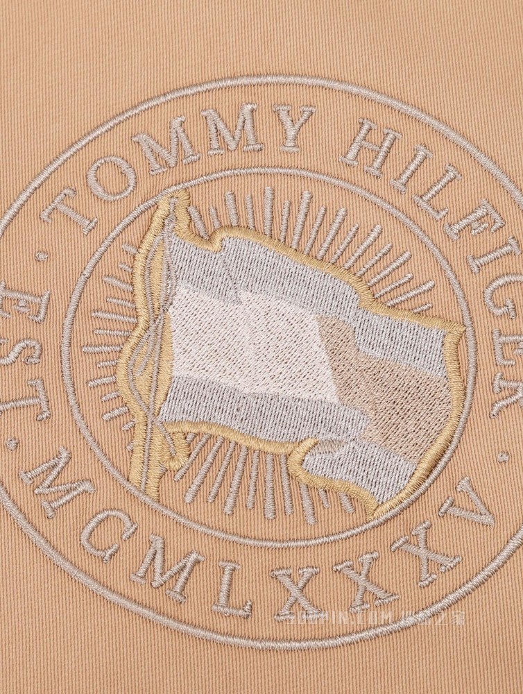 Tommy 22新款春夏男装经典学院风刺绣徽章棒球领单夹克外套23705